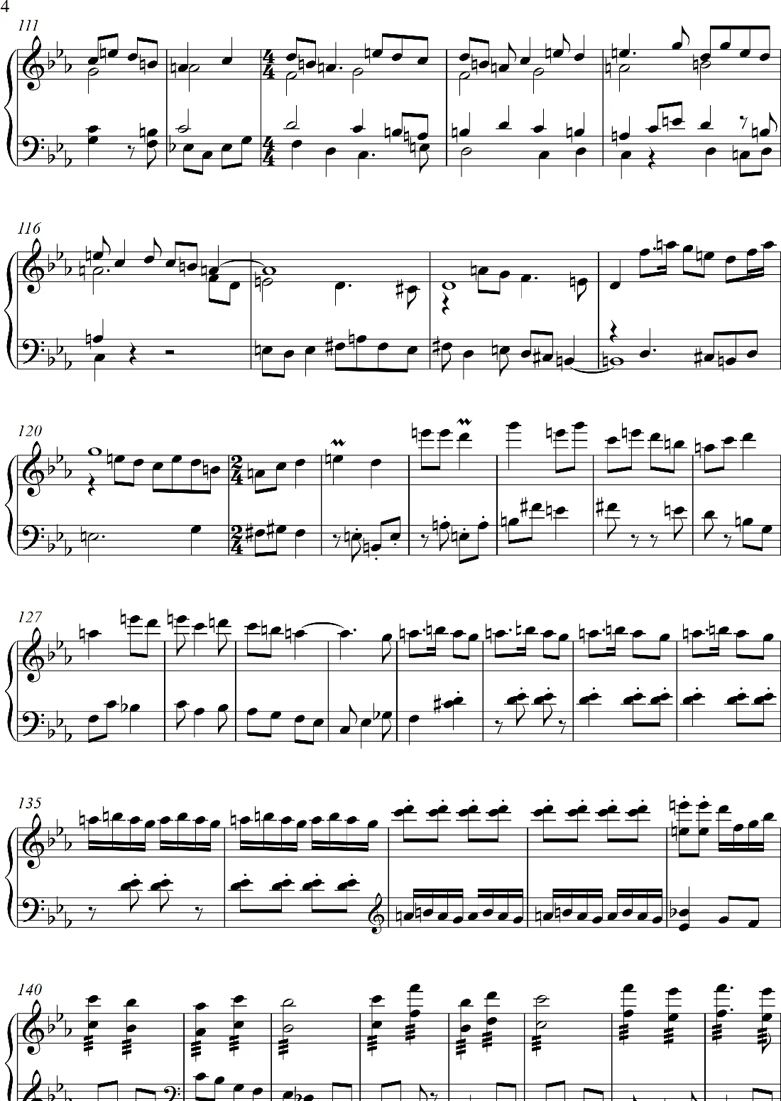第23钢琴奏鸣曲“高甲缘”Piano Sonata No·23（三个乐章）