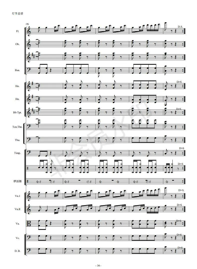 河南民歌组曲（第四乐章）