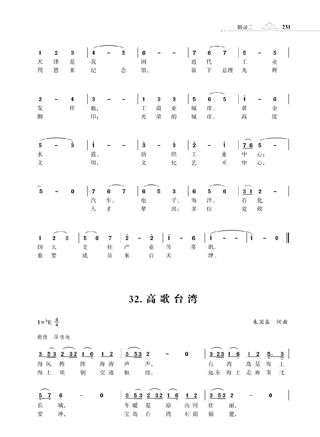 赞颂34个省份组歌：高歌天津（后半部分）（朱国鑫创作）