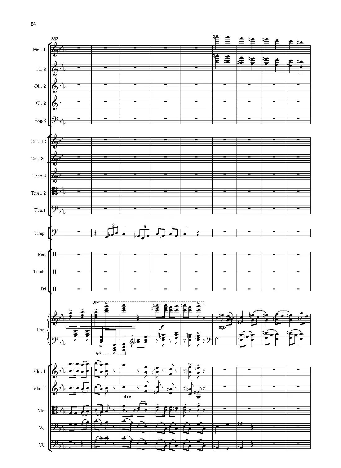 第二钢琴协奏曲(第一·二·三乐章)(管弦乐作品)