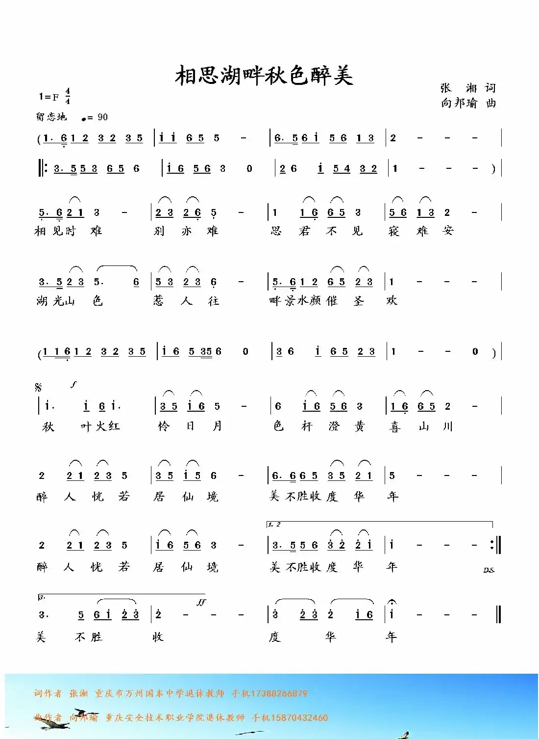 相思湖畔秋色醉美