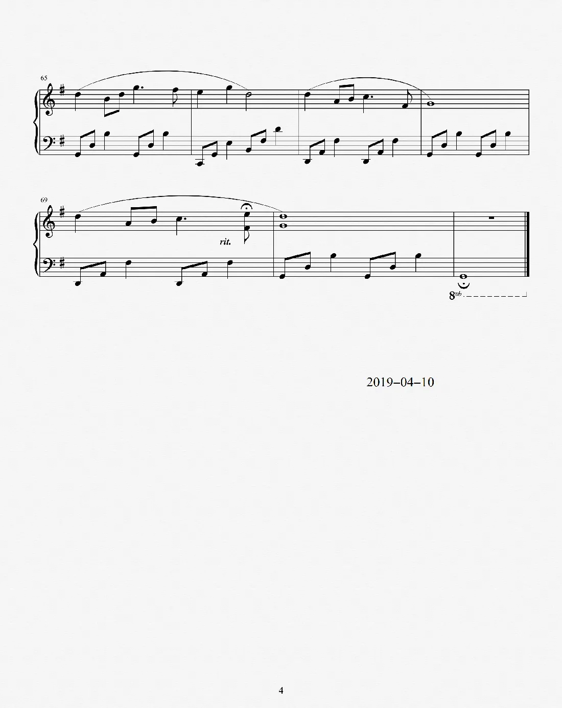 赵胤先钢琴曲谱《友谊三部曲》（友谊地久天长-雪绒花-送别）