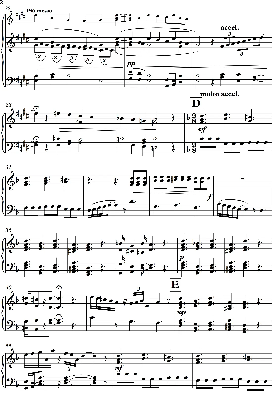 Etude No 2（钢琴练习曲）