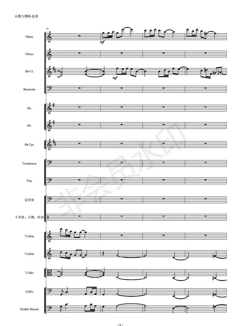 河南民歌组曲（第三乐章）