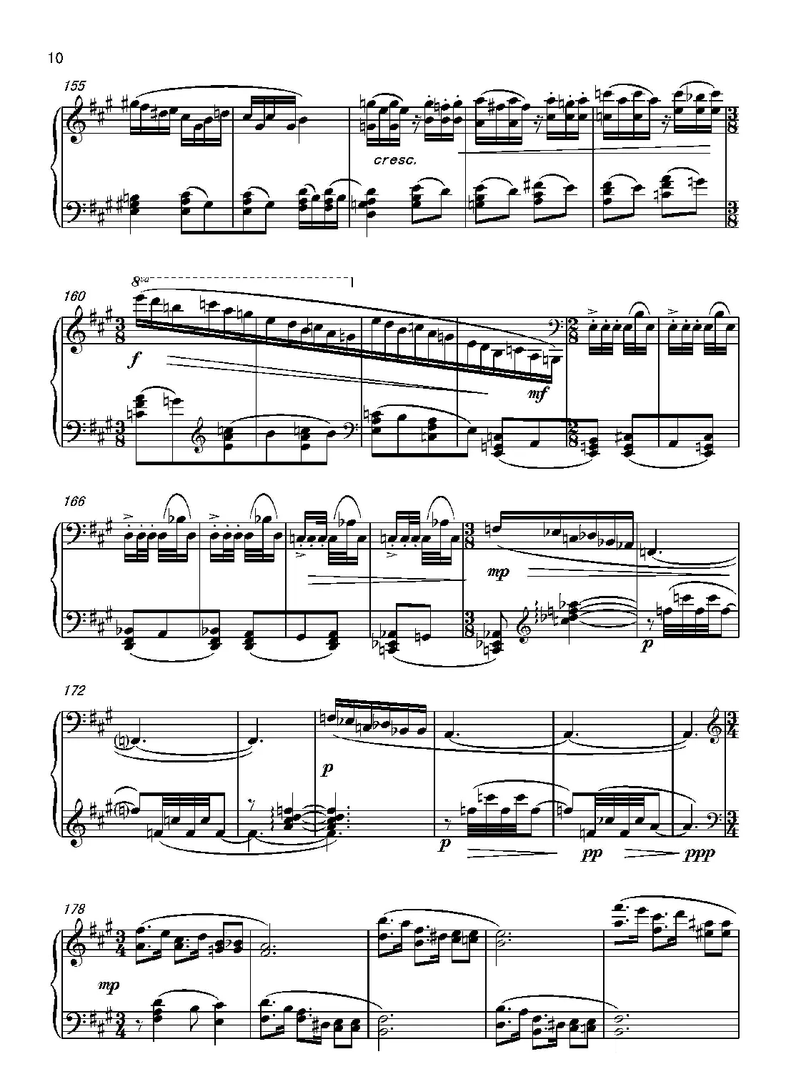 第六钢琴奏鸣曲Piano Sonata No.6（单乐章）