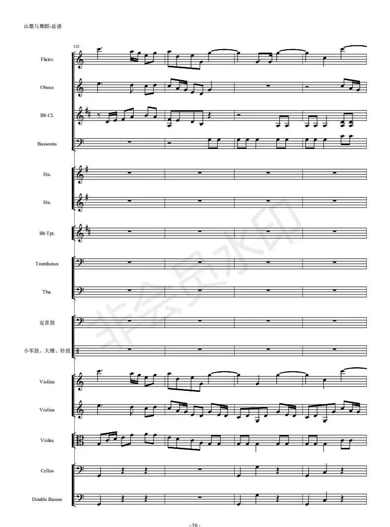 河南民歌组曲（第三乐章）