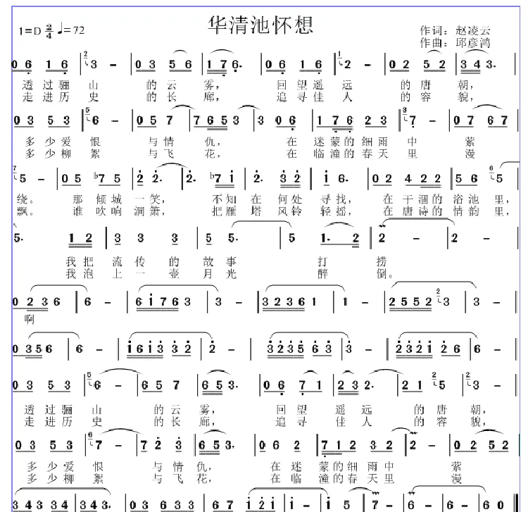 华清池怀想