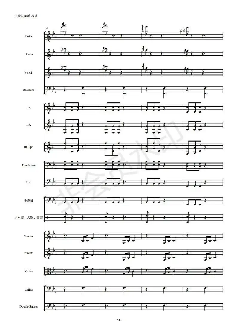 河南民歌组曲（第三乐章）