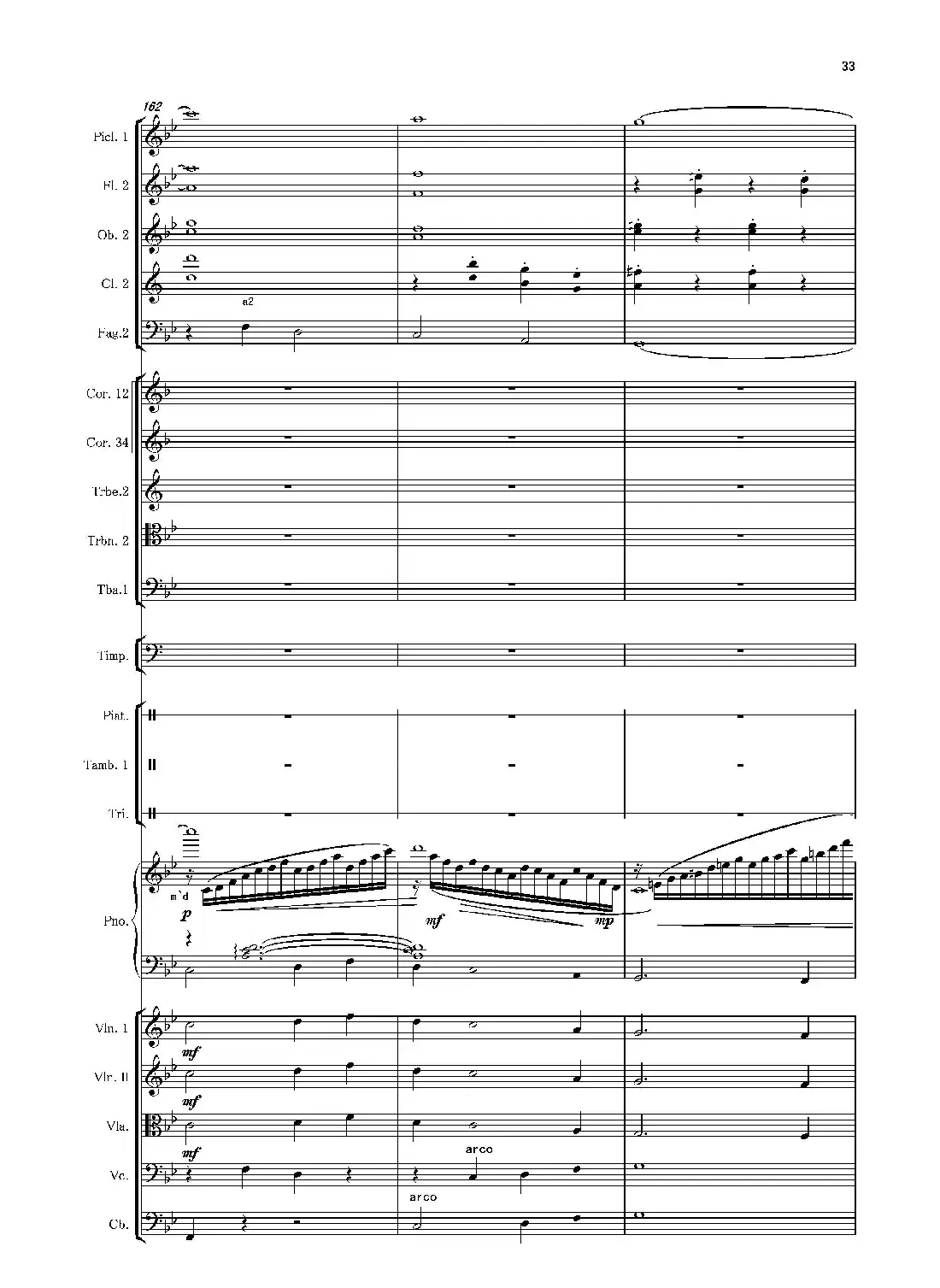 第二钢琴协奏曲(第一·二·三乐章)(管弦乐作品)