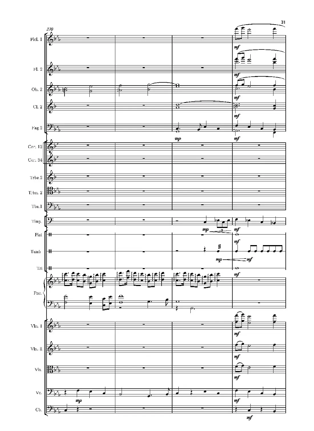 第二钢琴协奏曲(第一·二·三乐章)(管弦乐作品)