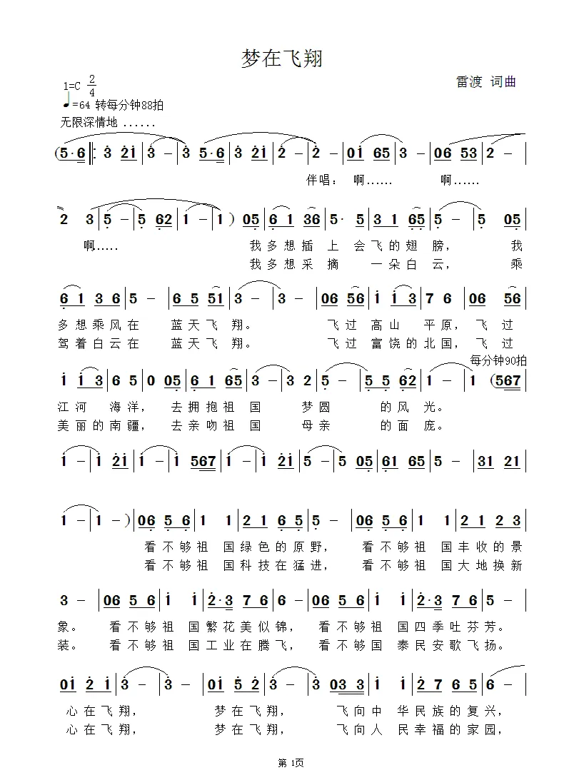梦在飞翔