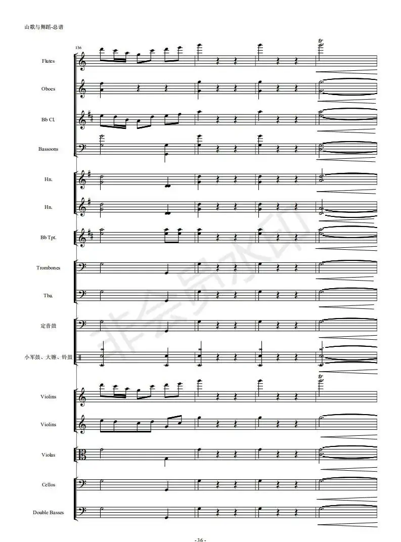 河南民歌组曲（第三乐章）