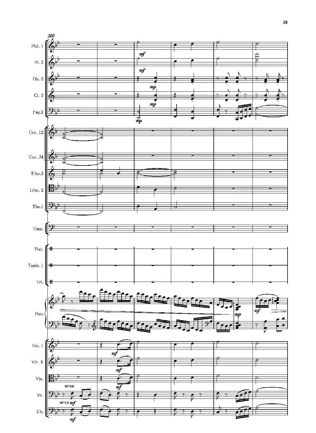 第二钢琴协奏曲(第一·二·三乐章)(管弦乐作品)