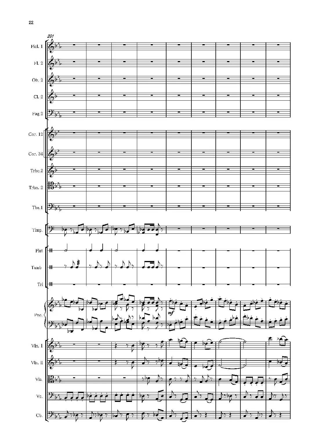 第二钢琴协奏曲(第一·二·三乐章)(管弦乐作品)