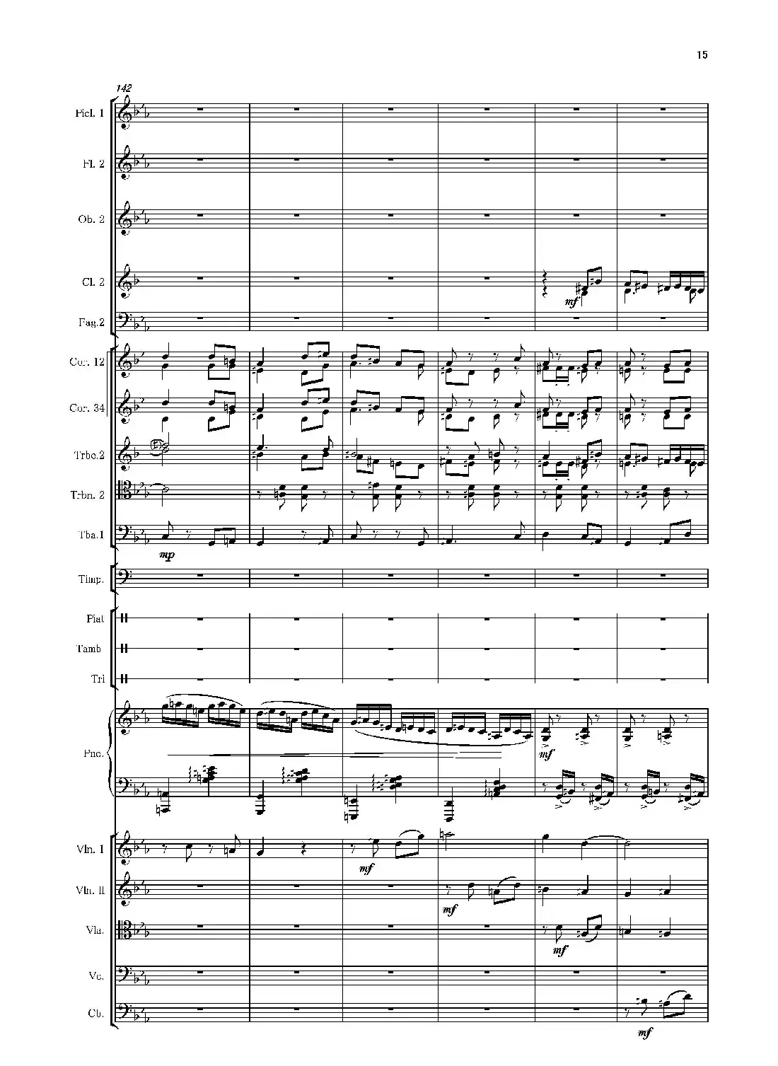 第二钢琴协奏曲(第一·二·三乐章)(管弦乐作品)