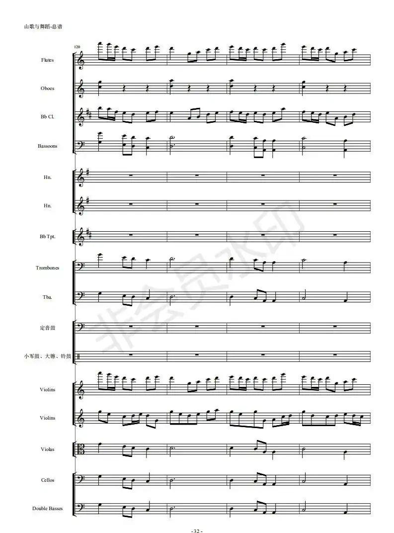 河南民歌组曲（第三乐章）