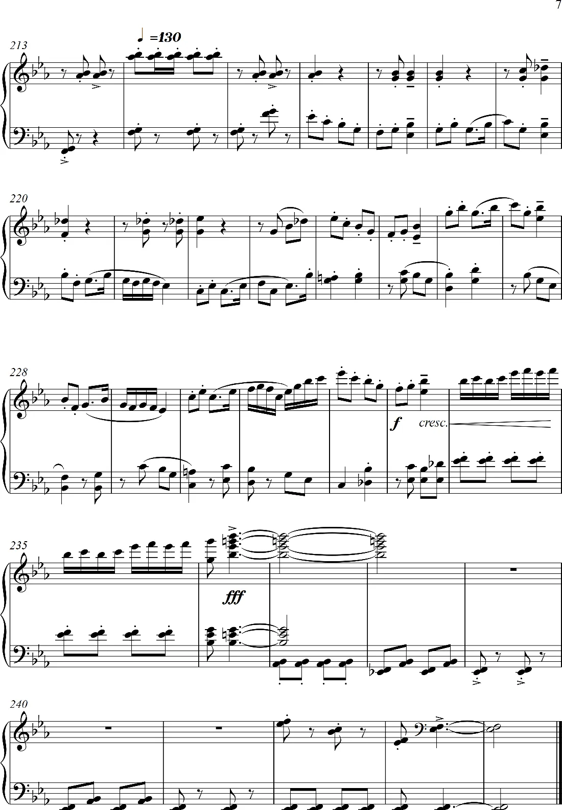 第23钢琴奏鸣曲“高甲缘”Piano Sonata No·23（三个乐章）