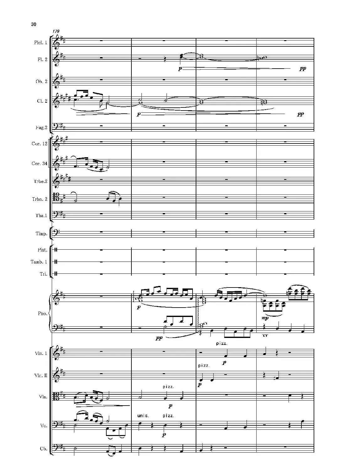 第二钢琴协奏曲(第一·二·三乐章)(管弦乐作品)