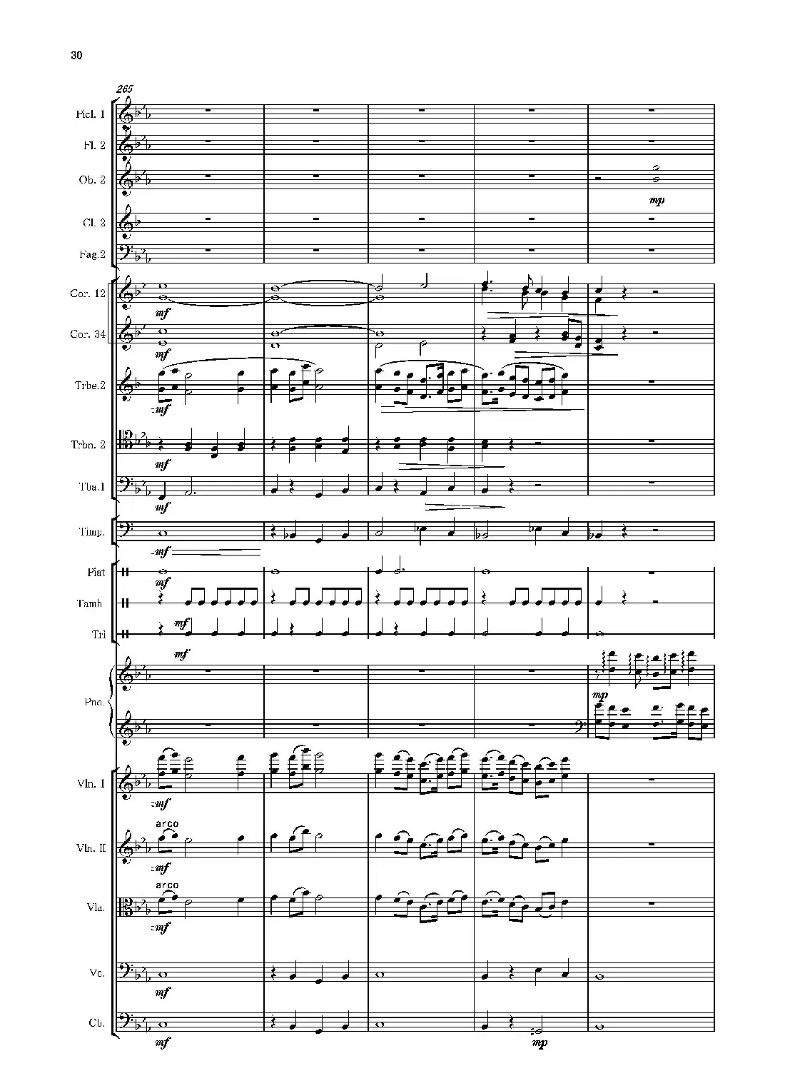 第二钢琴协奏曲(第一·二·三乐章)(管弦乐作品)