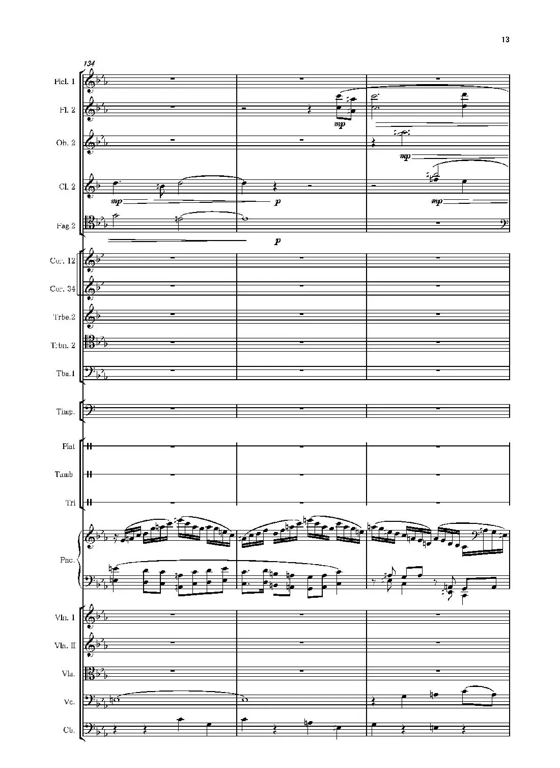 第二钢琴协奏曲(第一·二·三乐章)(管弦乐作品)