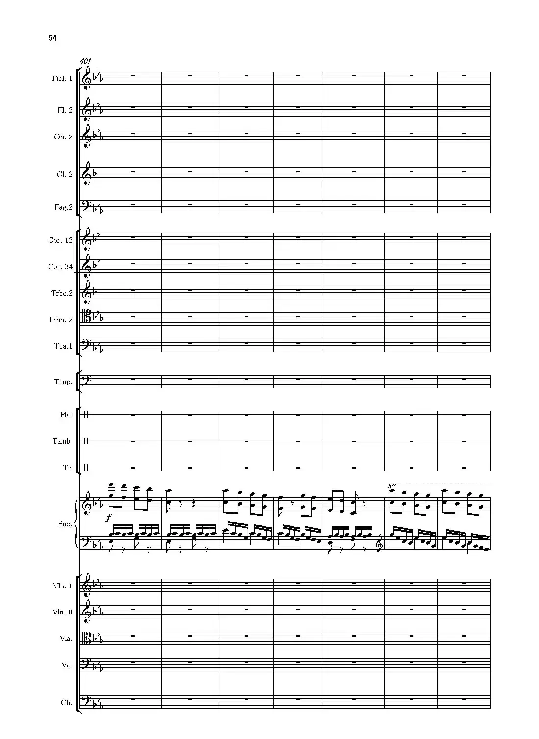 第二钢琴协奏曲(第一·二·三乐章)(管弦乐作品)