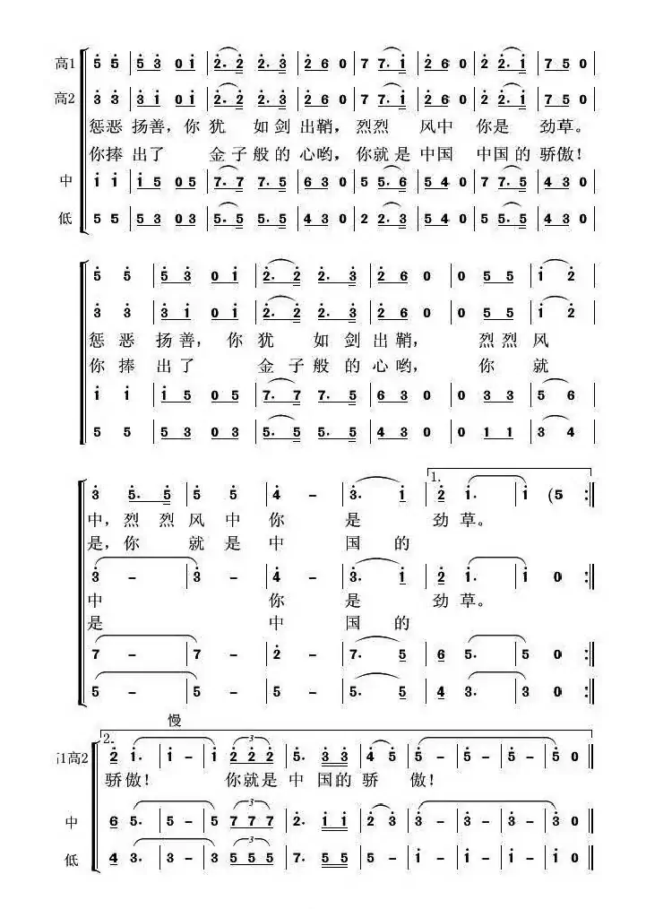 你就是中国的骄傲