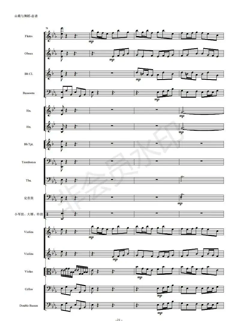 河南民歌组曲（第三乐章）