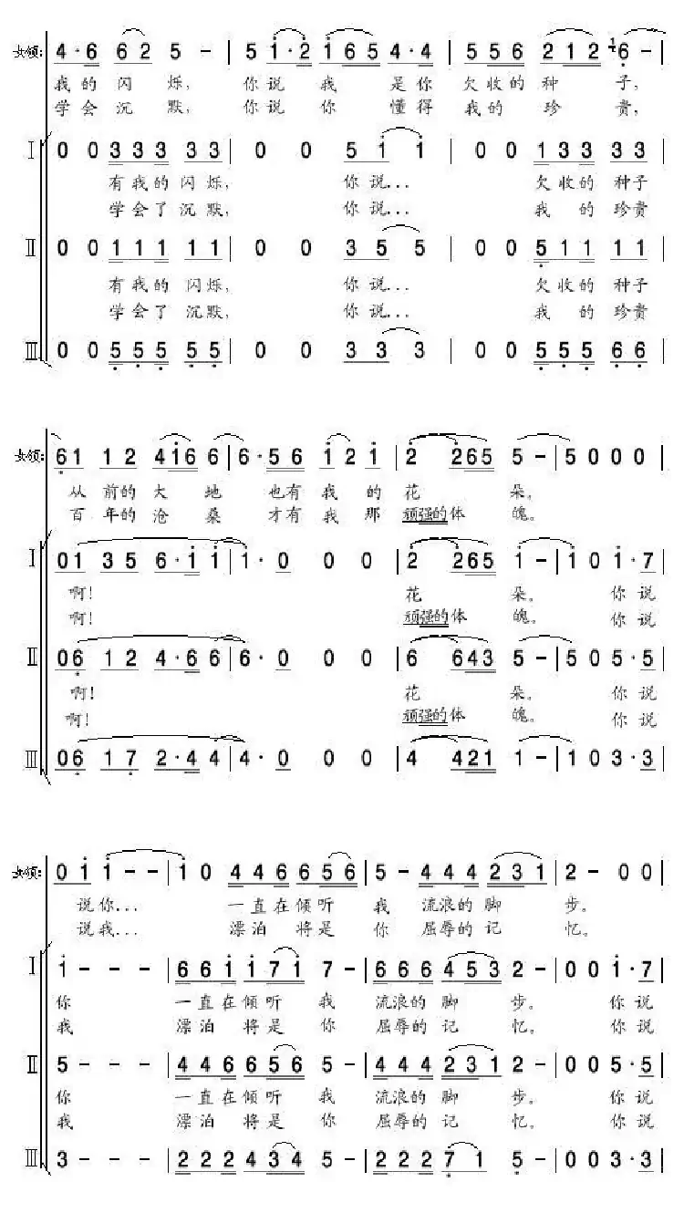 我属于你 我的中国(亦弛改编）（领唱 合唱）