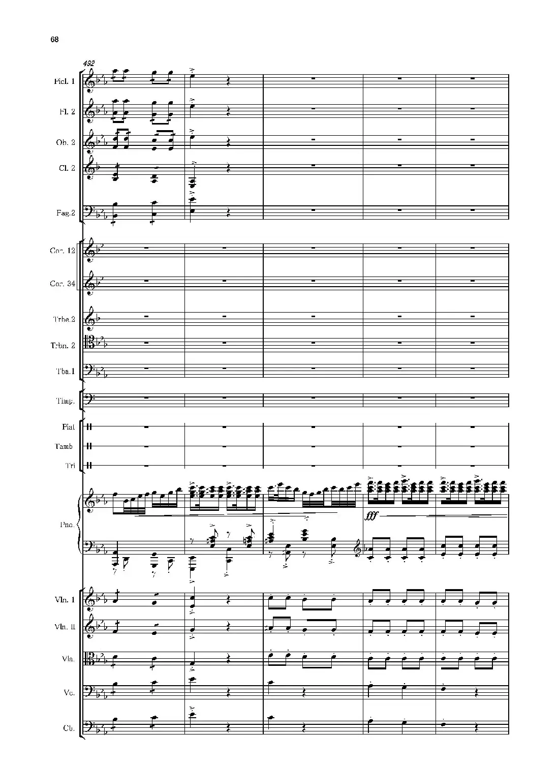 第二钢琴协奏曲(第一·二·三乐章)(管弦乐作品)