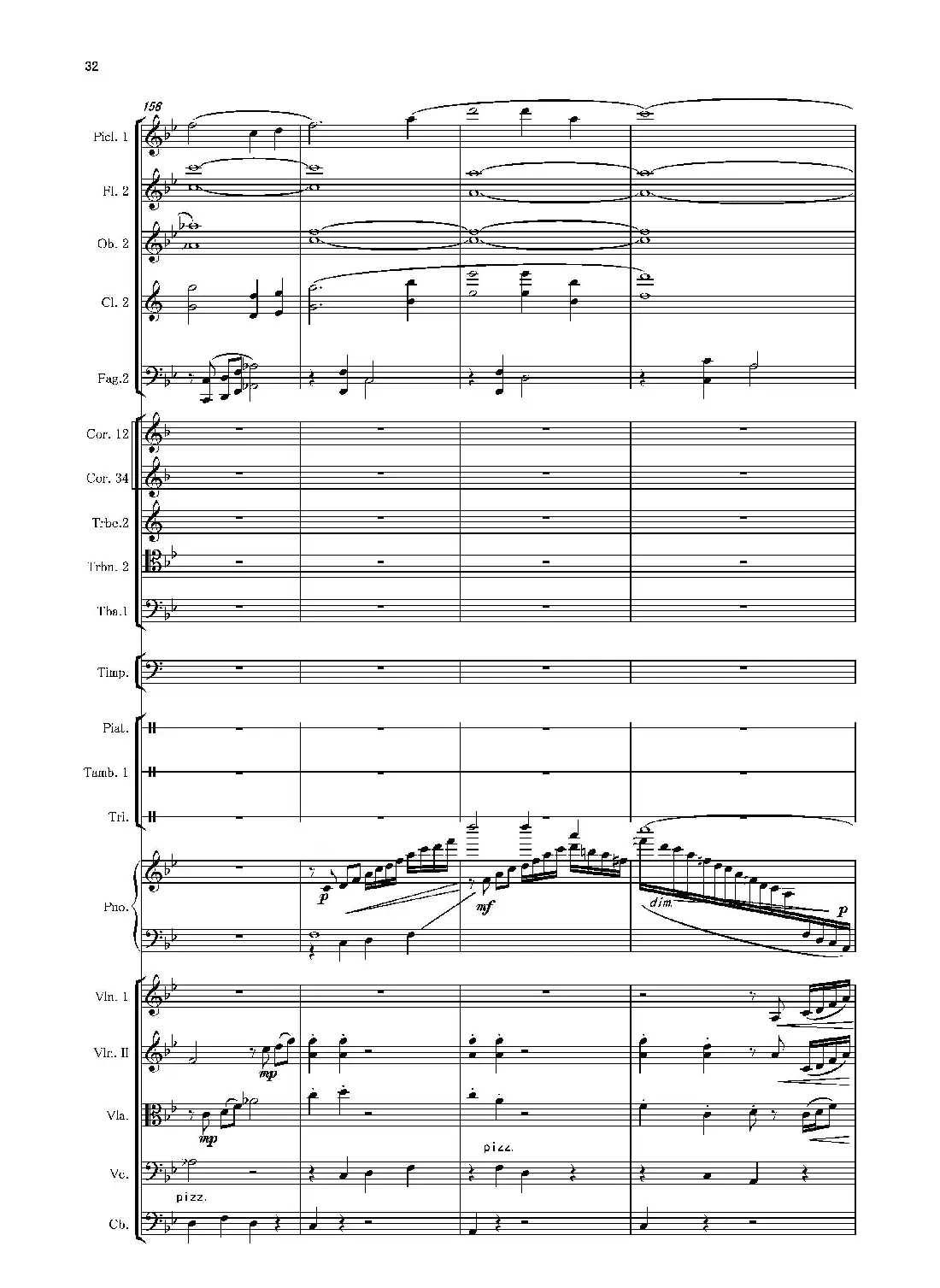 第二钢琴协奏曲(第一·二·三乐章)(管弦乐作品)