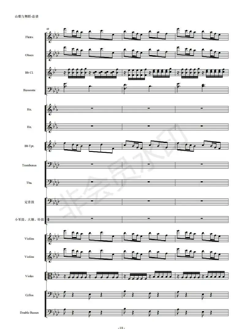 河南民歌组曲（第三乐章）