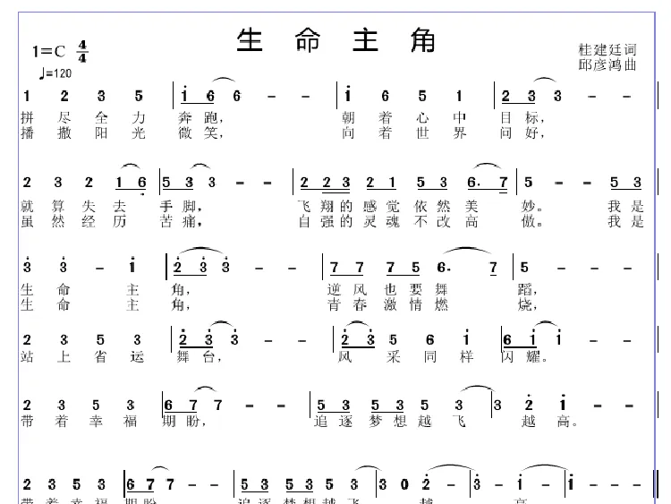 生命主角