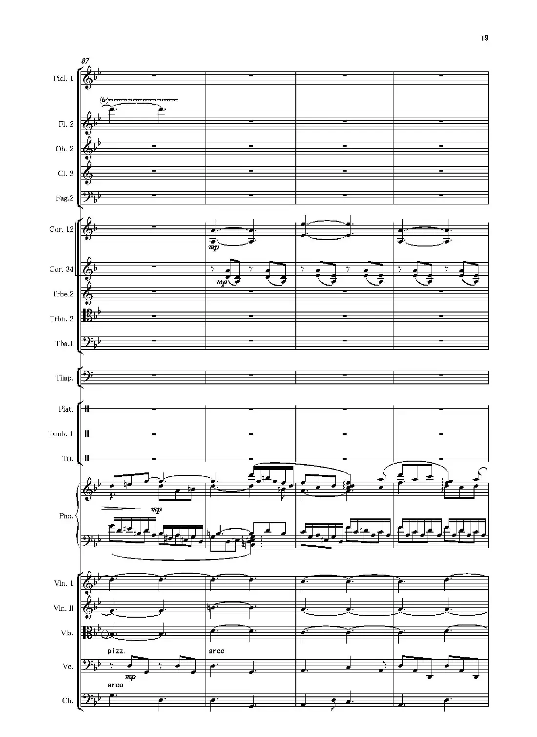 第二钢琴协奏曲(第一·二·三乐章)(管弦乐作品)