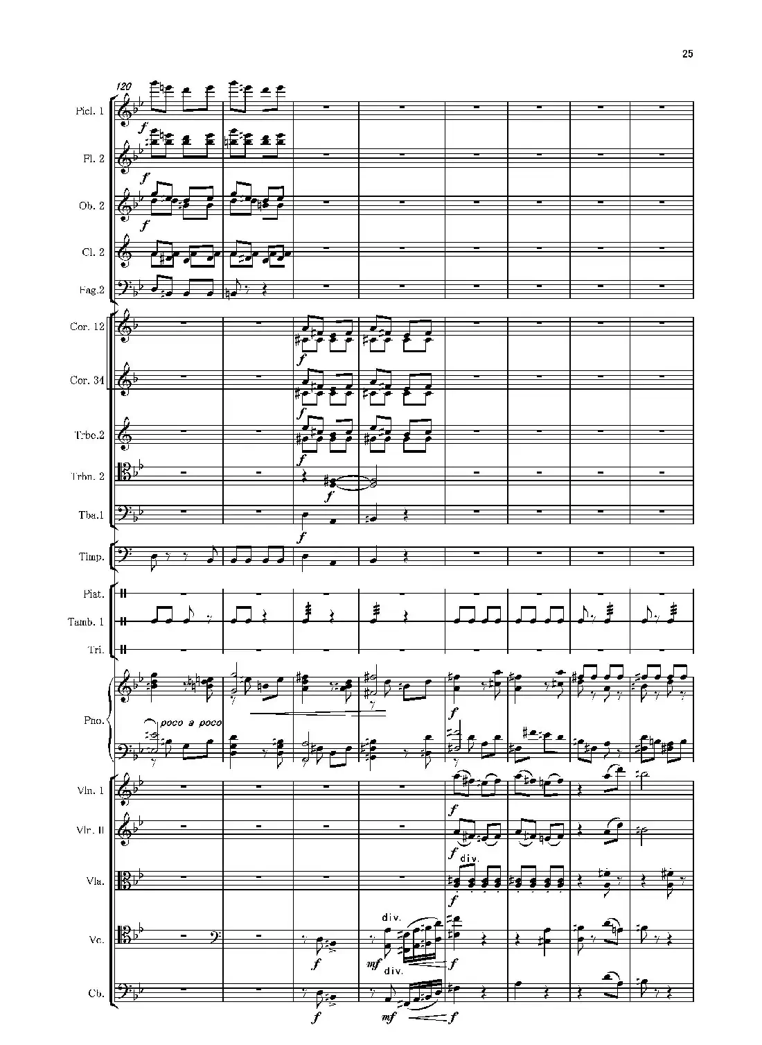 第二钢琴协奏曲(第一·二·三乐章)(管弦乐作品)