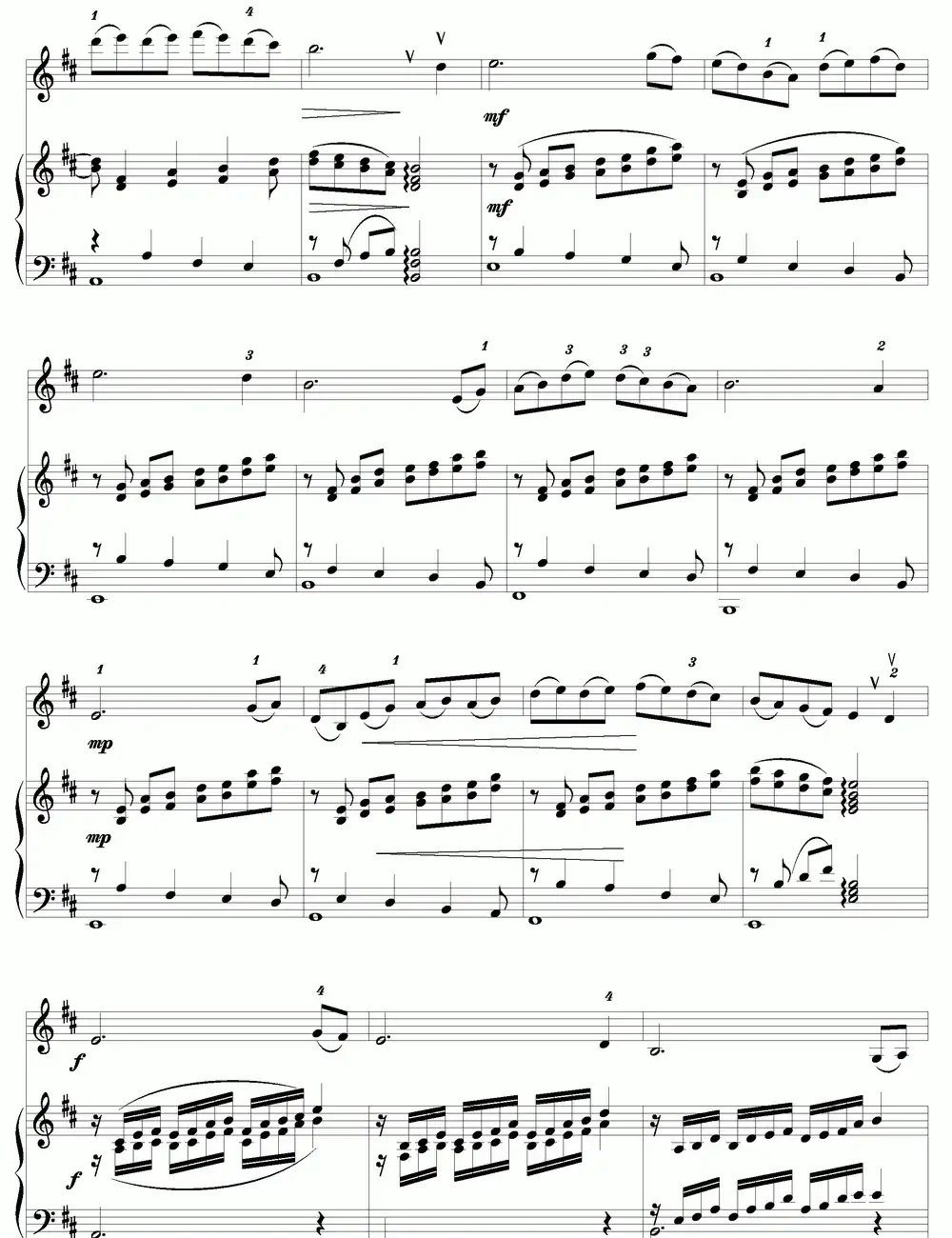 七夕情歌(小提琴独奏钢琴伴奏)