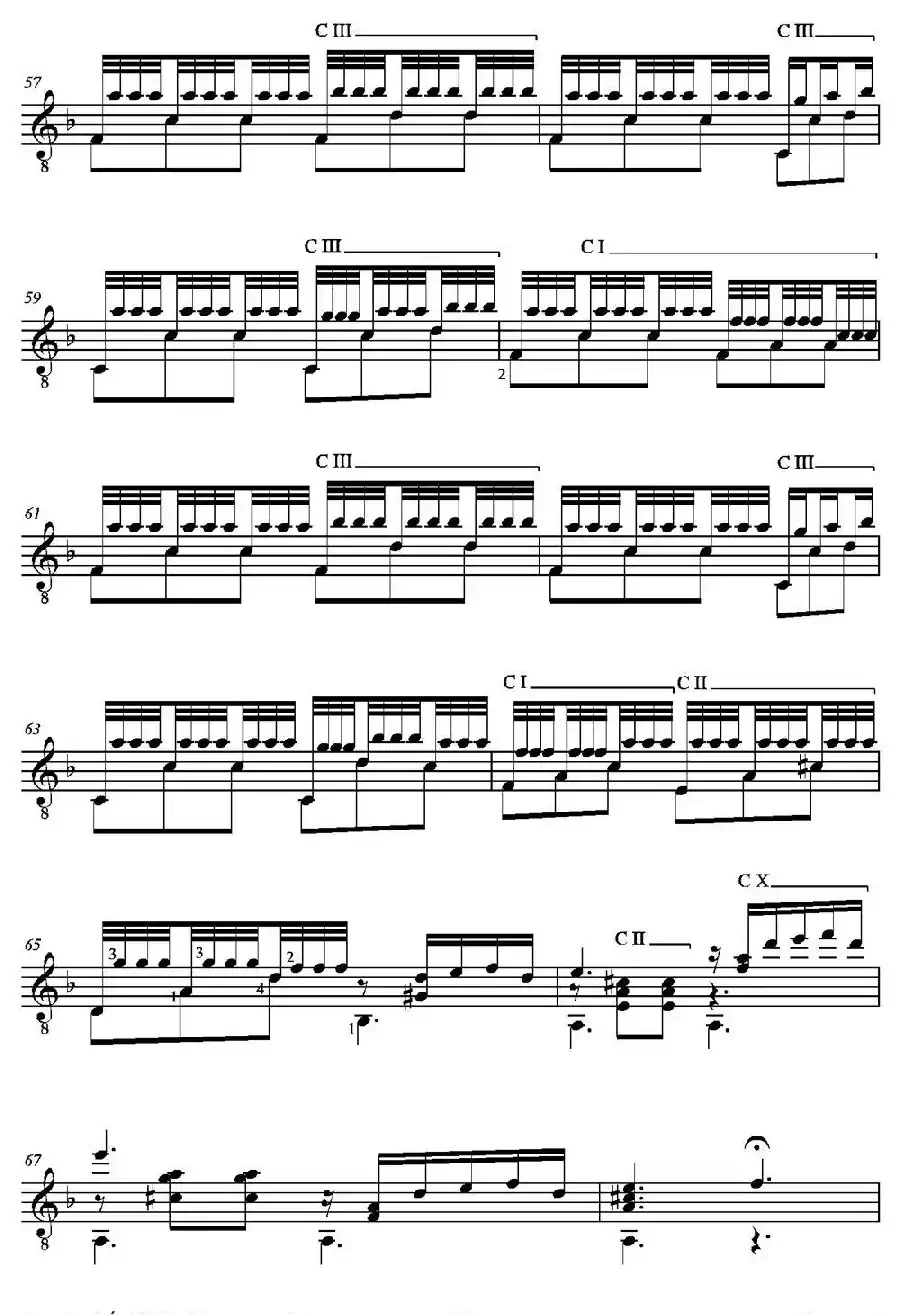 FANTASIA(Sobre motivos de la Traviata de Giuseppe Verdi)（古典吉他）