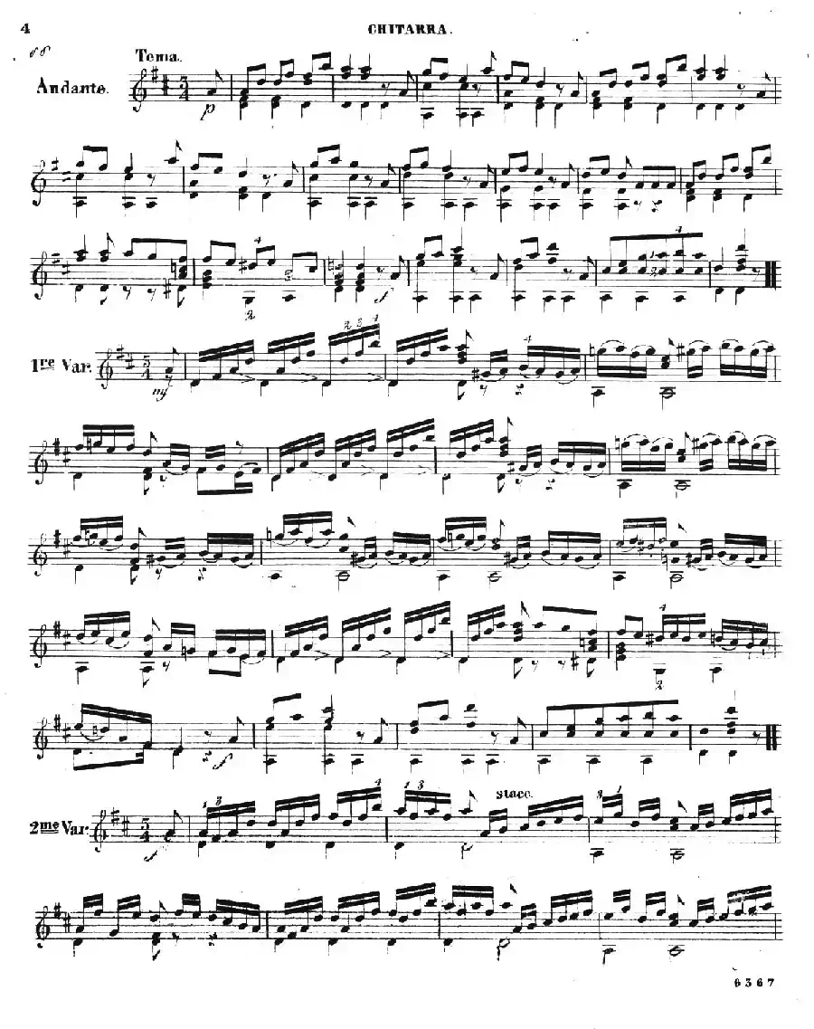 Carulli Op.364（古典吉他）