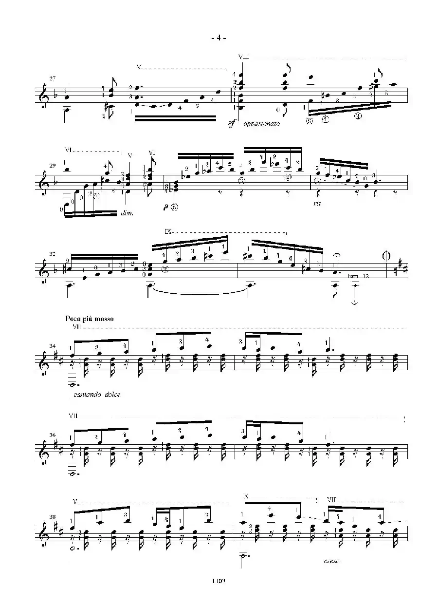 Mallorca(Barcarola Op.202)（古典吉他）