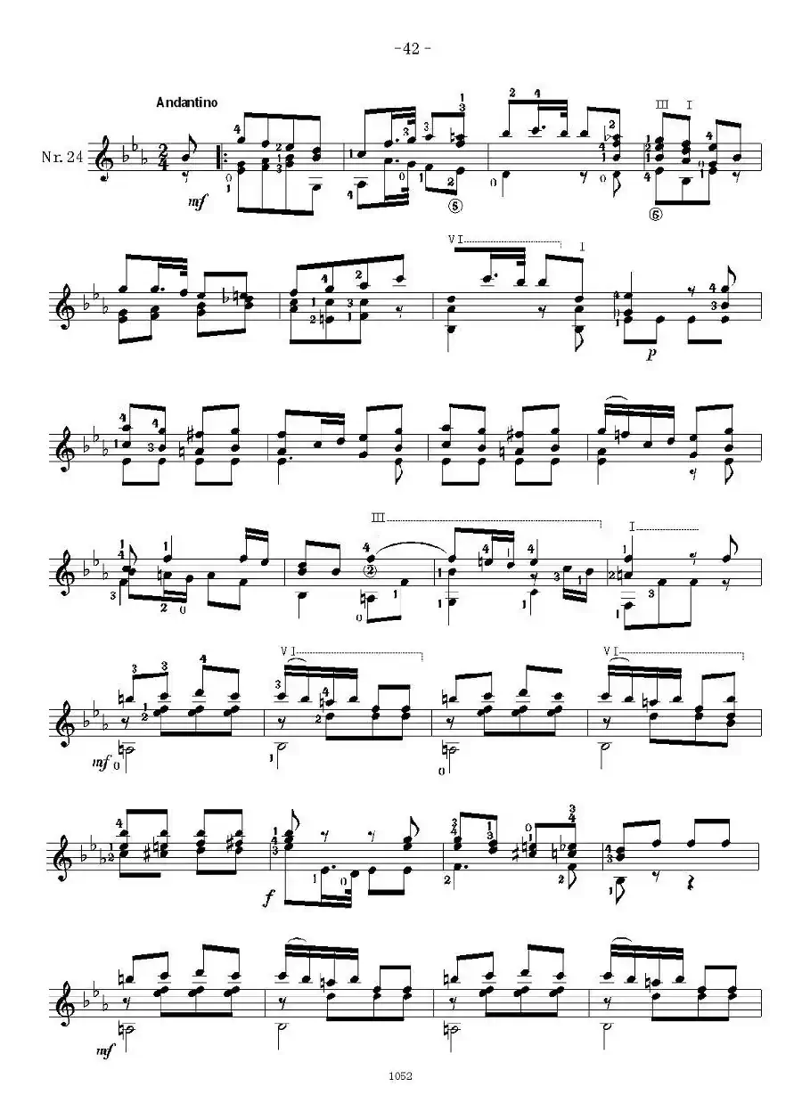 索尔·克斯特26首练习曲之21——26