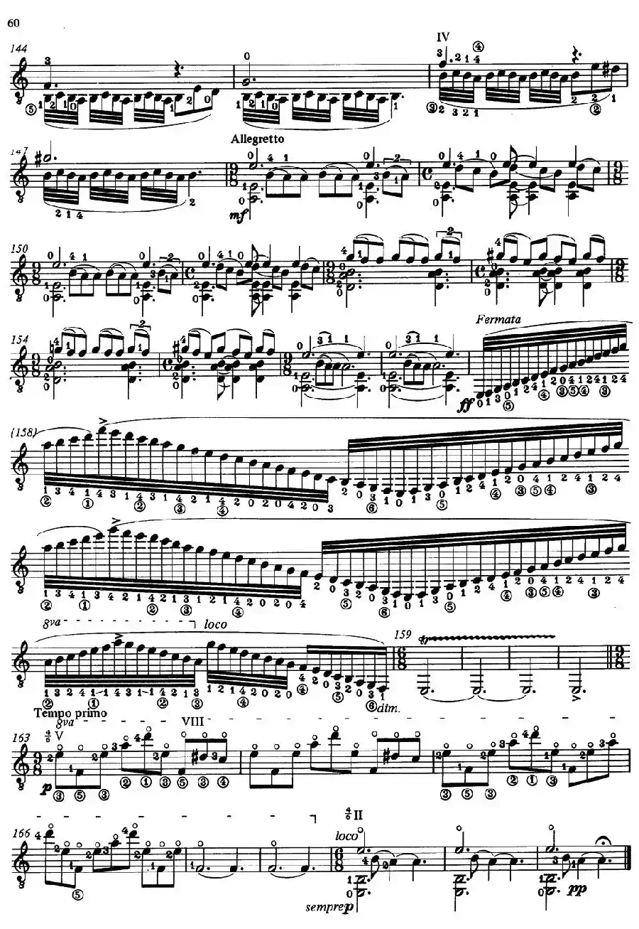 Joaquin Rodrigo Music for Guitar（罗德里戈吉他音乐P54-60）（古典吉他）