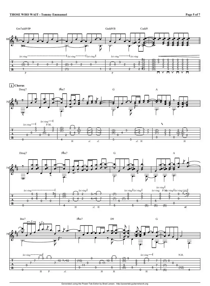 tommy emmanuel：those who wait（指弹吉它）