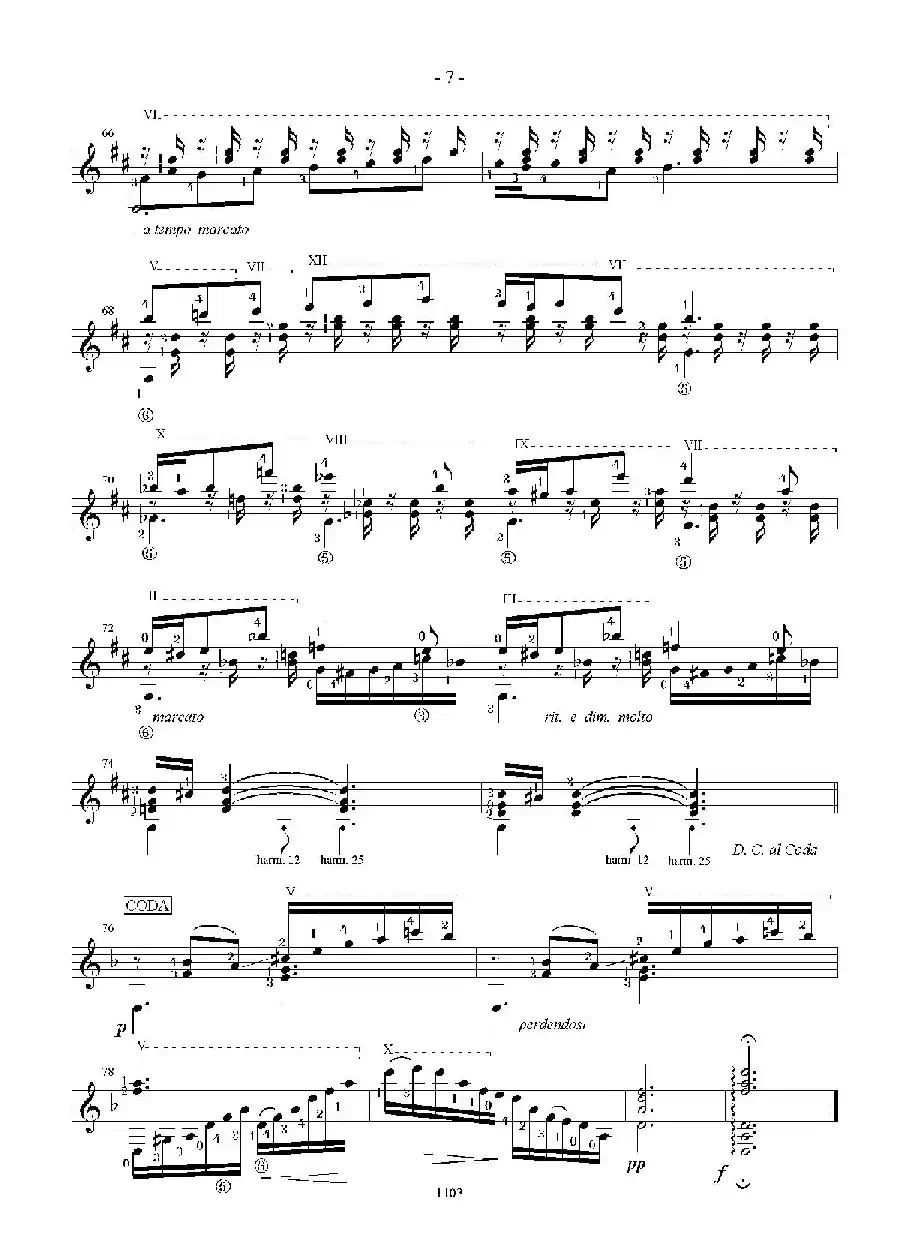 Mallorca(Barcarola Op.202)（古典吉他）
