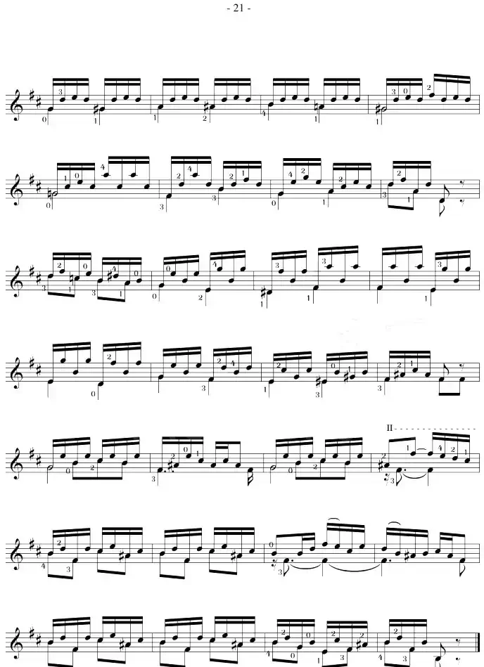 Fernando Sor《12 Studies,Op.60》（STUDY 11）