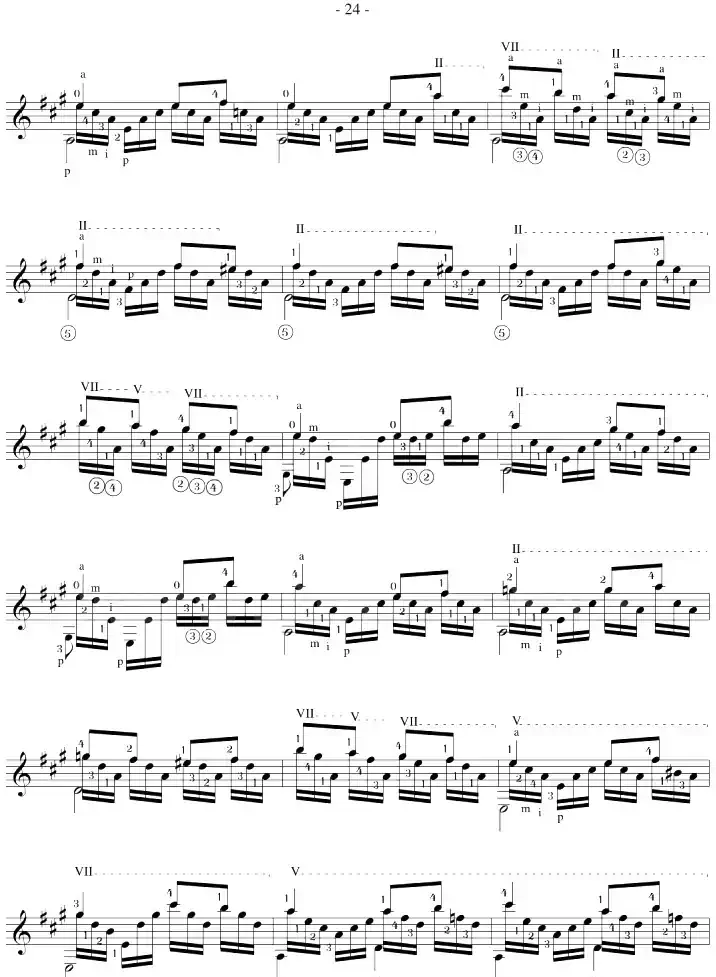 Fernando Sor《12 Studies,Op.31》（STUDY 12）