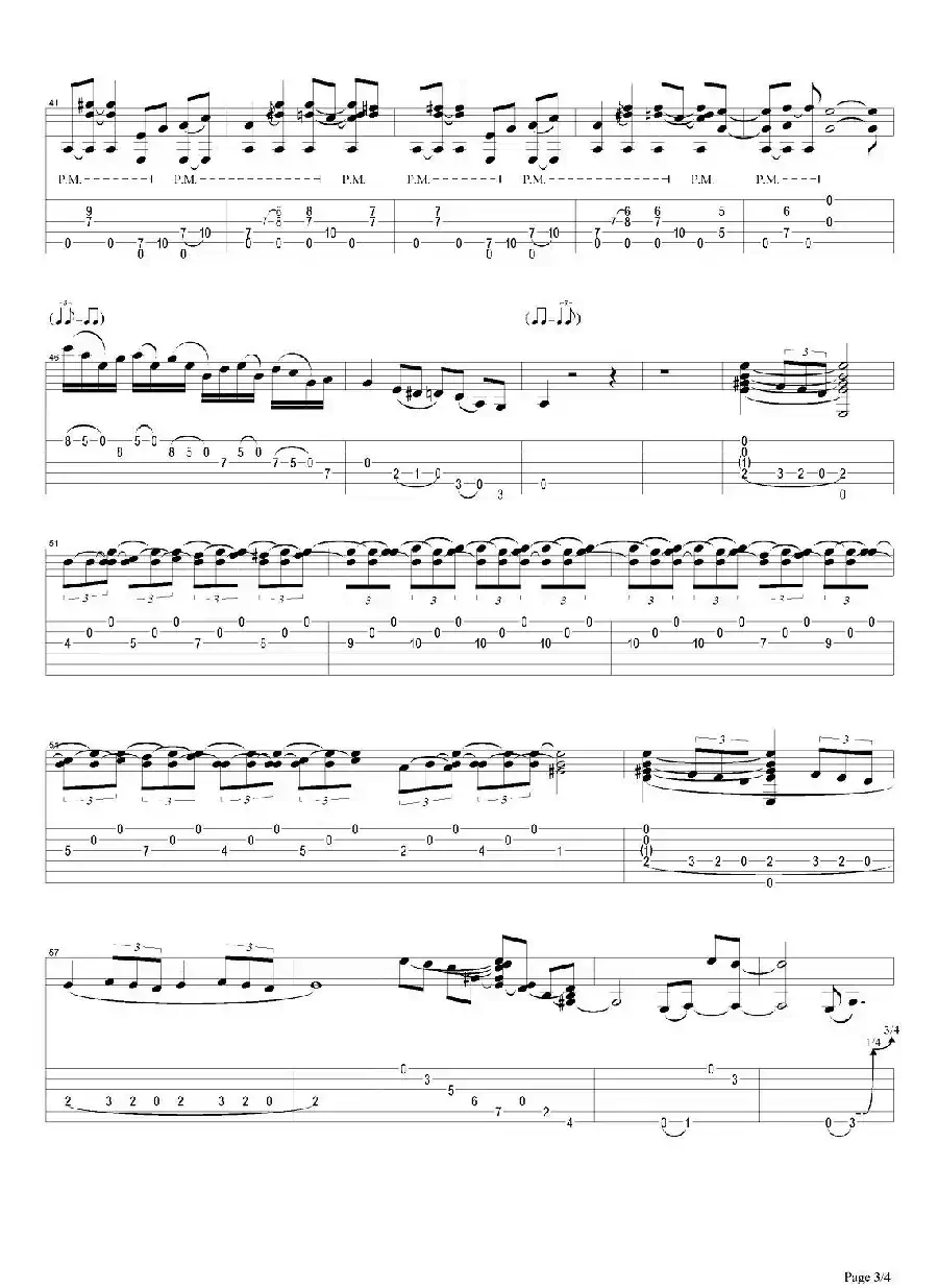 tommy emmanuel：house of the rising sun fragment（指弹吉他）