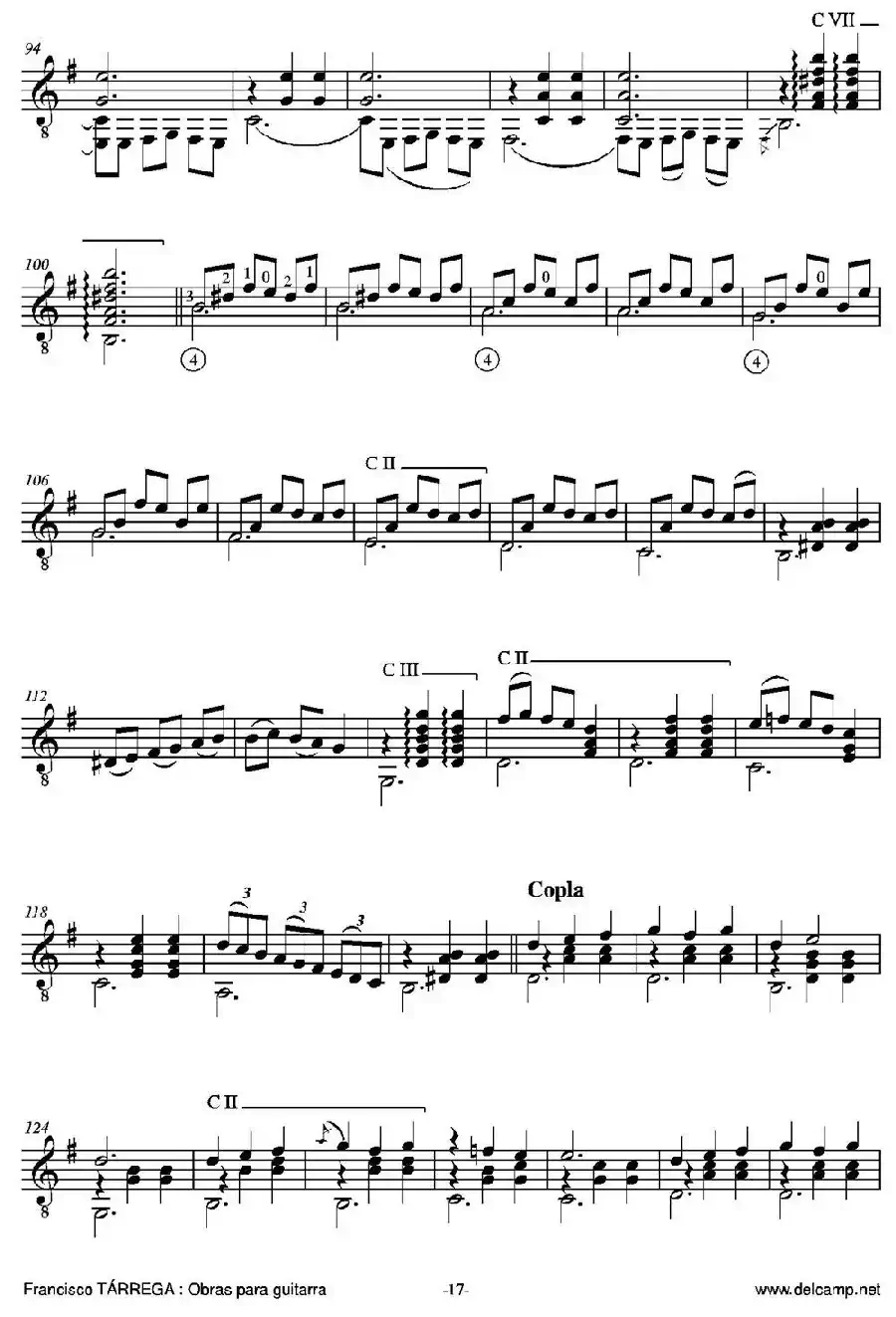 LA CARTAGENERA（古典吉他）