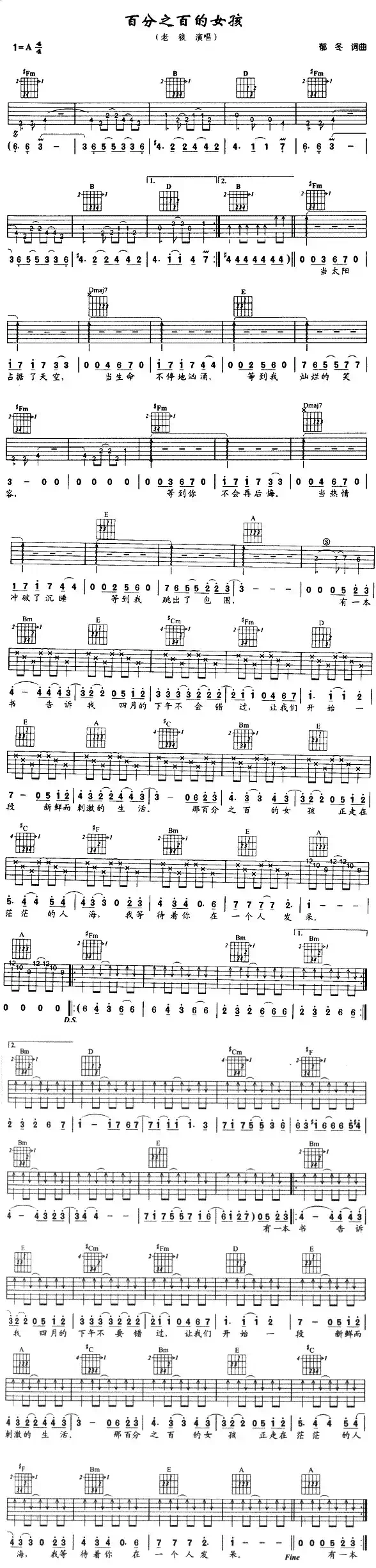 百分之百的女孩