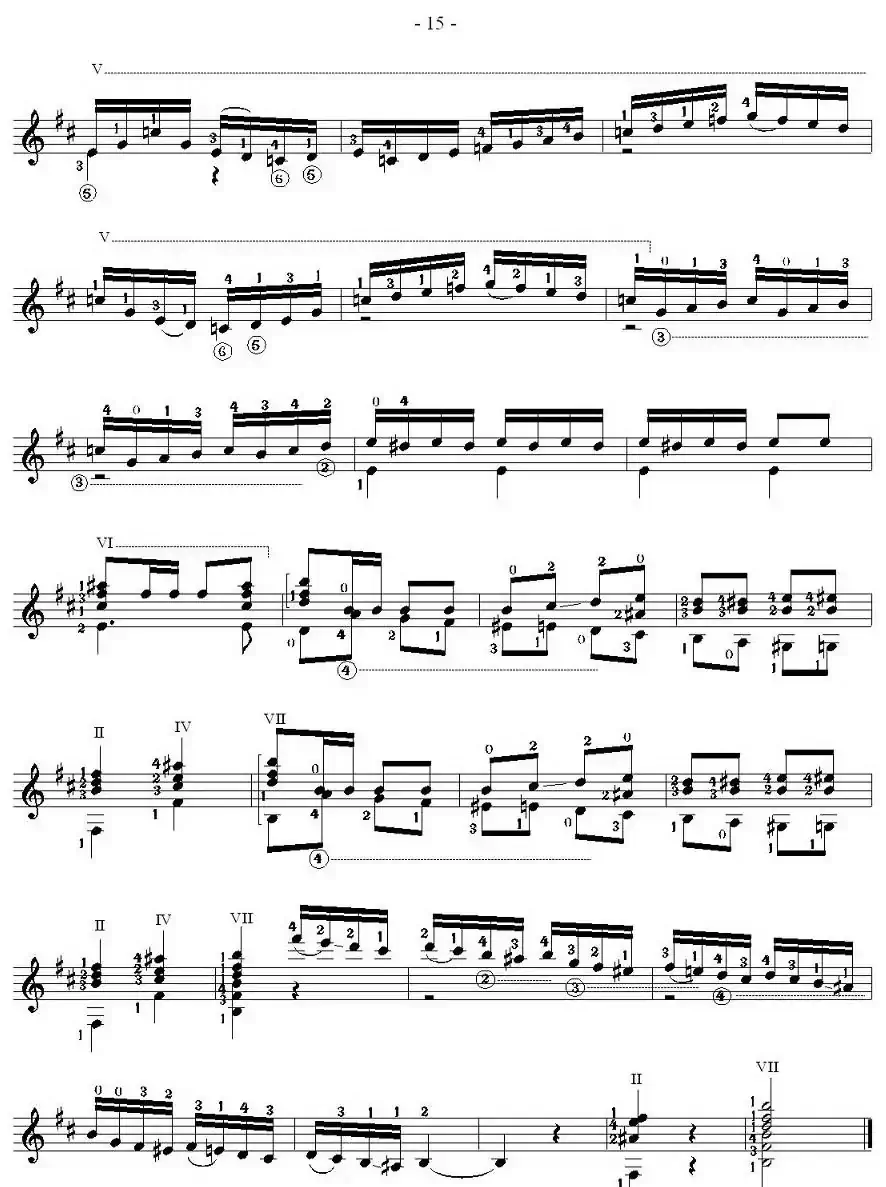 他雷加12首练习曲之8