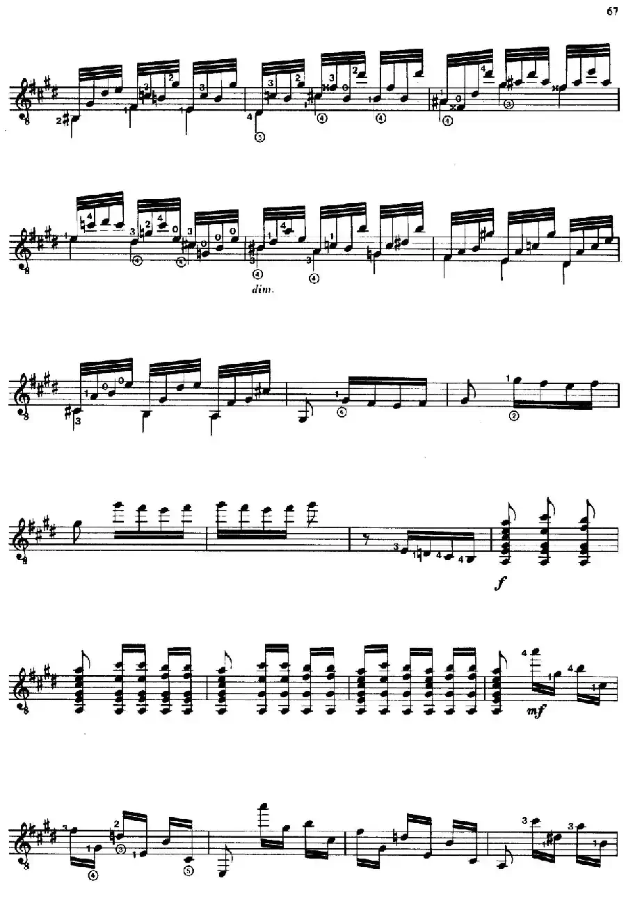 Joaquin Rodrigo Music for Guitar（罗德里戈吉他音乐P61-68）（古典吉他）