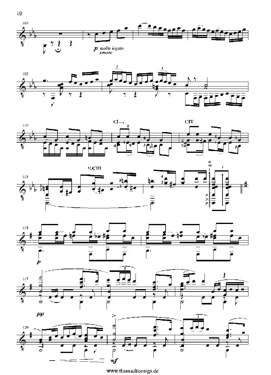 Sevilla(No.3 der Suite espanola op.47)（古典吉他）